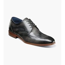 Stacy Adams Brayden Wingtip Oxford Shoes Smooth Leather Gray 25635-020 image 11