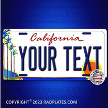 California Pam Art Colony Your Text Customized Aluminum Vanity License Vintage - £15.38 GBP