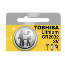 Toshiba CR2032 3V Lithium Coin Cell Battery (1 Count) - $3.95