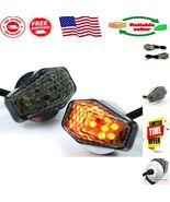 5 Amber LED Smoke Turn Signal Lights - Waterproof Motorcycle Indicators - $25.14 CAD