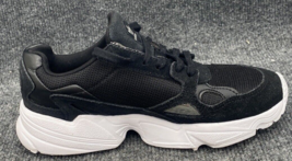 Adidas Shoes Womens Size 6 Falcon Core B28129 Black White Casual Sneakers Run - £22.27 GBP