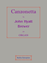 Canzonetta (Op. 22/3) by Dr John H. Brewer - £11.58 GBP