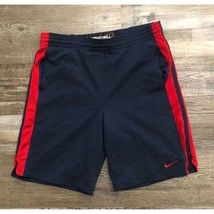 Nike Basketball Mens Medium Black &amp; Red Athletic Shorts with Pockets - £12.88 GBP