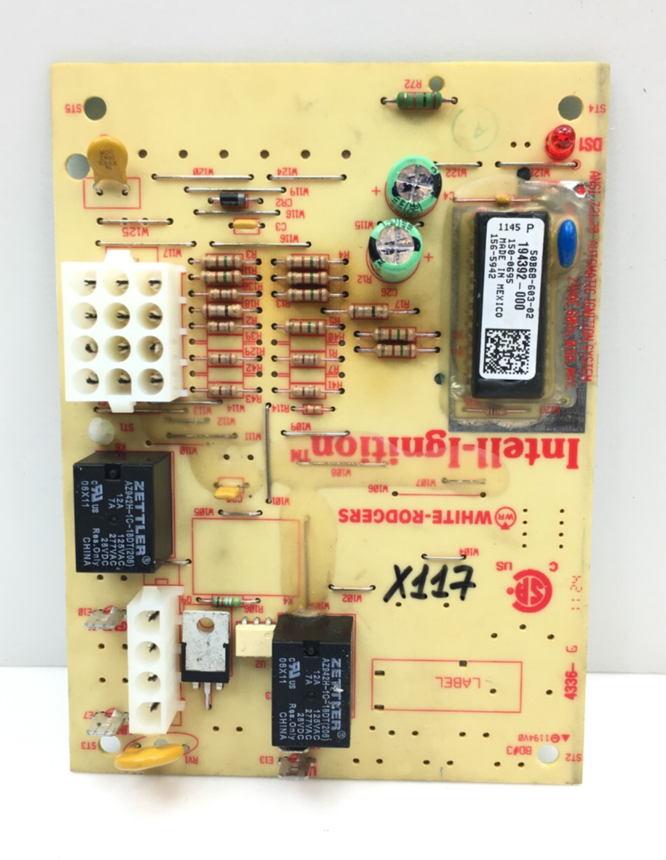 White Rodgers 194392-000 Control Circuit Board 50B68-603-02 used #X117 - $95.00