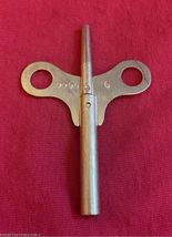 GILBERT CLOCKS DOUBLE END BRASS CLOCK  KEY #6/4 NEW PARTS SIZE 3.6/1.8 MM - $20.89