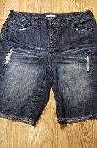 Cato Denim Women&#39;s Bermuda Jean Shorts Size: 14 CUTE Pockets - £12.63 GBP