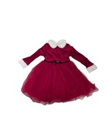 Girls Size 6 Dress  Christmas Santa Formal Velvet By Zunie - $27.71 CAD