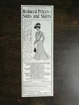 Vintage 1901 National Cloak Company Suits &amp; Skits Original Ad - $6.64