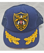 Alaska Highway Patrol Golden Wings Blue Hat Cap Mesh Back Trucker - $17.71 CAD