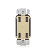 Leviton USB4P-I 4.2-Amp High Speed 4-Port USB Charger, Ivory - £37.65 GBP