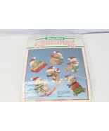 Bucilla Christmas 62630 6 Felt Ornaments Kits Bears  Xmas - $14.69