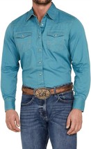 Wrangler Solid Long Sleeve Snap Western Shirt Size XL REG - $1,056.45 MXN