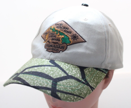 Hawaiian Headwear Beige/Green/Brown Hawaiian Islands Hat Cap Strapback - £9.72 GBP