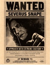 Daily Prophet Harry Potter WANTED Severus Snape Flyer Prop/Replica  Alan Rickman - £1.65 GBP