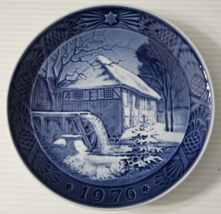 Royal Copenhagen Collectible  Christmas Plate 1976 &quot;Water Mill&quot; - £15.03 GBP