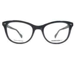 Marchon Petite Eyeglasses Frames M-5803 001 Black Cat Eye Full Rim 51-19-135 - £40.50 GBP