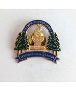 Vintage Olympic Summer Games International Paper Lapel Hat Pin - $228.03 MXN