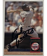Kirby Puckett (d. 2006) Autographed 1994 Donruss Baseball Card - Minneso... - $1,330.48 MXN