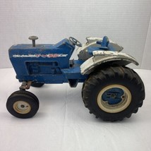 Vintage ERTL 1:12 FORD 8000 Diecast Tractor Model 800 Blue Cast Aluminum USA - £65.70 GBP