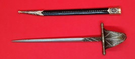 Miniature Toledo Sword / Letter Opener With Sheath Made In Spain 7 3/4&quot; ... - $39.99