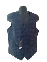 Burton Men’s Grey Floral Inside Waistcoat Slim Size M New VTD - £19.45 GBP