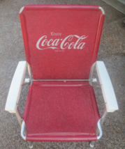 Foldable Coca-Cola Lawn 35X21 Chair Used - $17.33