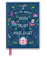 Peter Pan Inspired Writing Journal by Jenny Zemanek, Hard Cover Blank Diary - £6.37 GBP