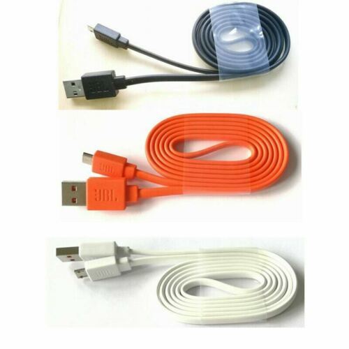 Micro USB Flat Charger Cable Cord for JBL Charge Flip 4 3 2 Pulse 2 3 Speakers  			