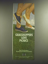 1974 Uniroyal Keds Grasshoppers Shoes Ad - Grasshoppers love picnics - $18.49
