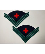 CIRCA 1887-1901, U.S. ARMY, ACTING HOSPITAL STEWARD, WOOL CHEVRONS, MATC... - $1,745.64 MXN