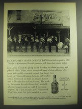 1974 Jack Daniel&#39;s Whiskey Ad - Jack Daniel&#39;s silver cornet band - £14.54 GBP