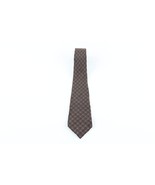 Vintage 60s 70s Mid Century Modern MCM Silk Diamond Geometric Neck Tie B... - $40.88 CAD