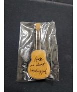New Bon Jovi Guitar Pin Ask Me About Unplugged New In Pkg - $20.46 CAD