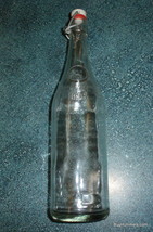 Geyer Freres Maison, Fondee En 1895 Clear Glass Bottle with Cap GREAT SHAPE!  - £11.62 GBP