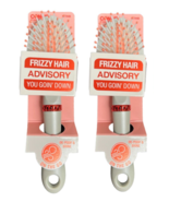 2X Conair Frizzy Hair Advisory - De-poof &amp; Shine - On The Go 7&quot; Detangle... - $13.85