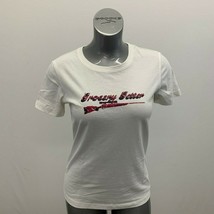 Under Armour T Shirt Women&#39;s Medium White Cotton Blend Grocery Getter - $7.92