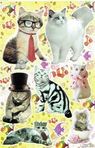 D318 Cat Kitten Tomcat Animal Kids Kindergarten Sticker 27x18cm/10x7&quot; - £3.18 GBP