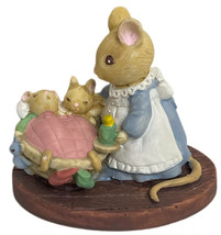 Avon Gift Collection All Tucked In Forest Friends mini figurine Box Mice - £3.51 GBP