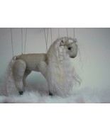 White marionette horse/Puppet horse/white stallion/Fairy tale horse pupp... - $295.61 CAD