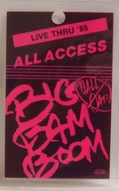 HALL &amp; OATES - VINTAGE ORIGINAL 1985 CONCERT TOUR LAMINATE BACKSTAGE PASS - $20.00