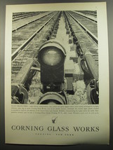 1953 Corning Glass Center Ad - Glass means this.. safer railroad transportation - £14.54 GBP