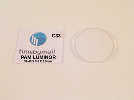 For PANERAI LUMINOR 32mm-40mm New Watch Glass Crystal Replacement Non Date C33 - £23.31 GBP