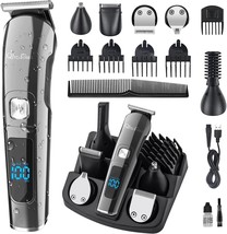 Male Grooming Kit With Beard Trimmer And Hair Clipper That Is Cordless, - £51.91 GBP