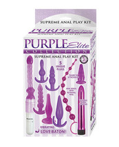 Purple Elite Collection Supreme Anal Play Kit - Purple - £35.96 GBP