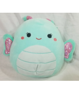 Squishmallows Reina The Teal Butterfly with Sparkly Pink Wings and Anten... - £11.51 GBP