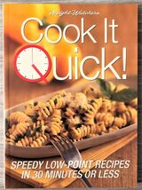 Weight Watchers Cook It Quick! 2002 Cook Book and Weight Loss - $3.95