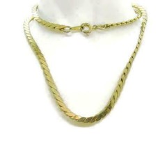 18&quot; Fashion Chain Necklace Gold Tone Costume Girls - £7.77 GBP