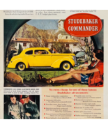 1938 Studebaker Commander Automobile Advertisement Automobilia Car E90D1 - €25,68 EUR