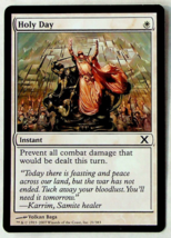 Holy Day - 10th Edition - 2007 - Magic The Gathering - $1.79