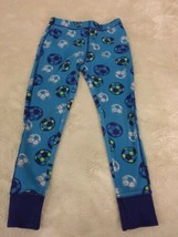 Circo Boys Blue Gray Green Soccer Balls Snug Fit Long Pajama Pants 4T - £3.84 GBP